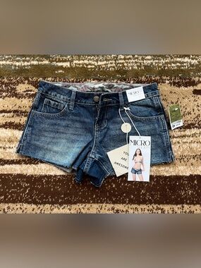 NWT Simple Society Denim & Camouflage MicroShorts